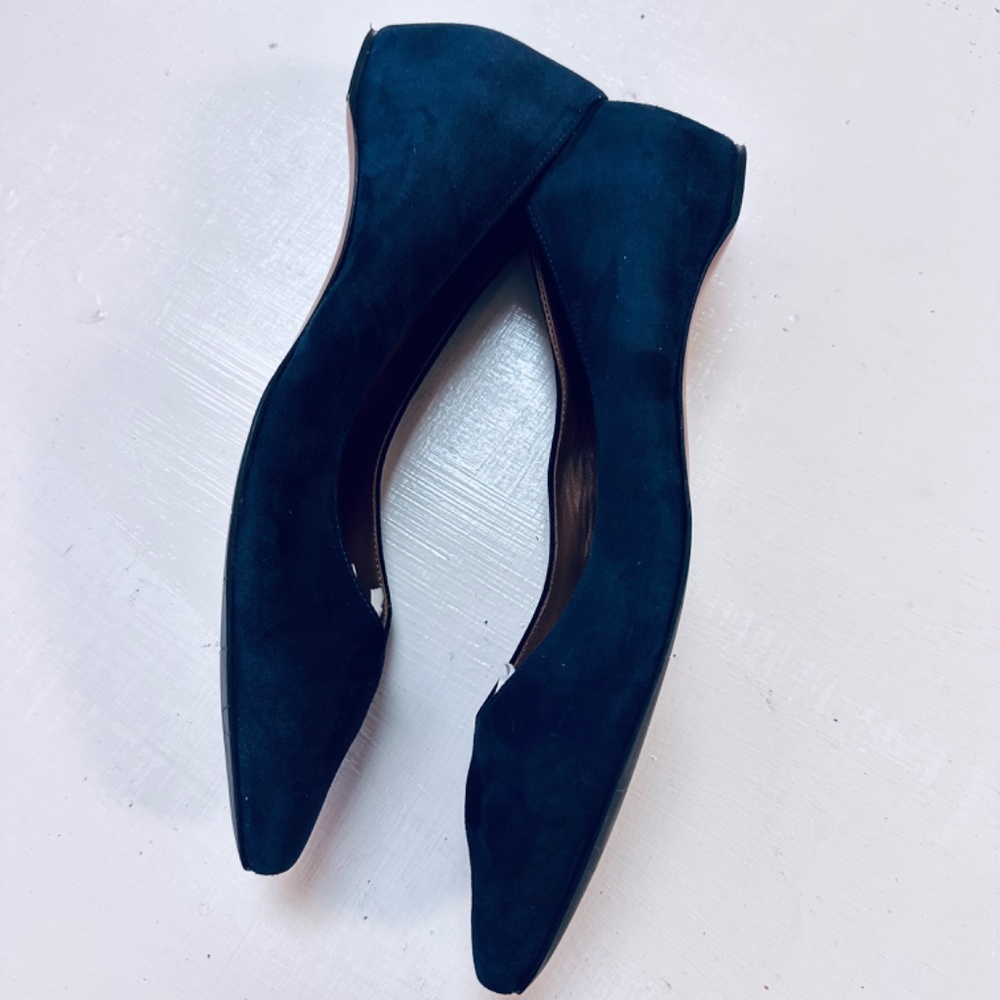AQUATALIA suede navy  size 9.5 - Picture 6 of 10